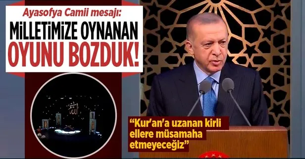 Son dakika: Başkan Recep Tayyip Erdoğan’dan Kur’an-ı Kerim’i Güzel Okuma Yarışması Finali’nde önemli açıklamalar