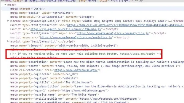 son-dakika-joe-biden-goreve-geldi-beyaz-saray-internet-sitesine-gizli-mesaj-koydu-1611216548533.jpg SON DAKİKA: Joe Biden göreve geldi Beyaz Saray internet sitesine gizli mesaj koydu-2