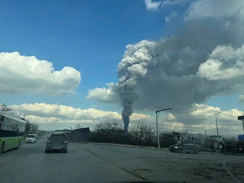 Kocaeli'de fabrika yangını!-4