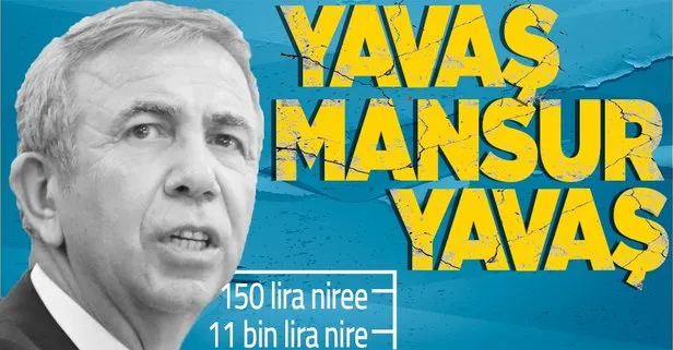 CHP’li Mansur Yavaş’tan skandal harcama! 150 liralık kitre bebeğe 11 bin lira ödedi!