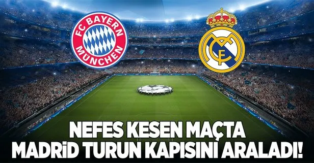 UEFA Şampiyonlar Ligi yarı final ilk maçında Real Madrid, Bayern Münih’i 2-1 mağlup etti