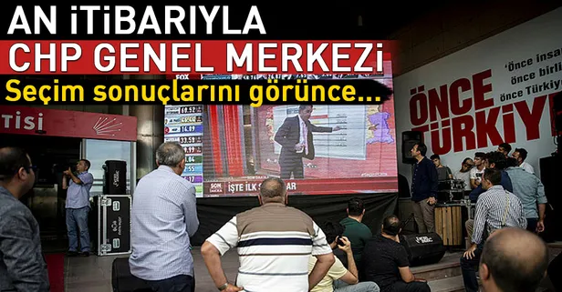 CHP Genel Merkezi'nde hüzün hakim