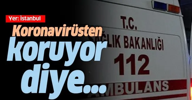Zeytinburnu'nda dehşet! Koronavirüsten korusun diye...