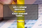 AÖL 2. dönem sınavları Mart ayında yapılacak! AÖL 2.dönem sınavları ne zaman? İşte MEB AÖL 2. dönem kayıt yenileme tarihi...