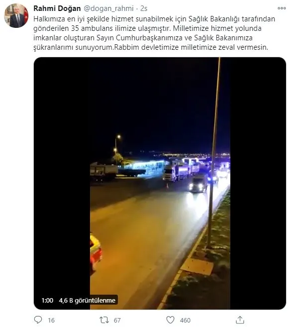 hatay-valisi-saglik-bakanliginca-gonderilen-35-ambulansin-kente-ulastigini-acikladi-rabbim-devletimize-milletimize-zeval-vermesin-1609015262084.jpg Hatay Valisi, Sağlık Bakanlığınca gönderilen 35 ambulansın kente ulaştığını açıkladı: Rabbim devletimize milletimize zeval vermesin-2