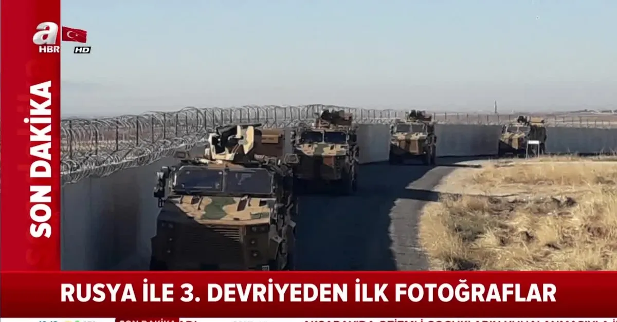 Son dakika: Rusya ile 3. ortak devriye başladı! İşte devriyeden ilk görüntüler |Video
