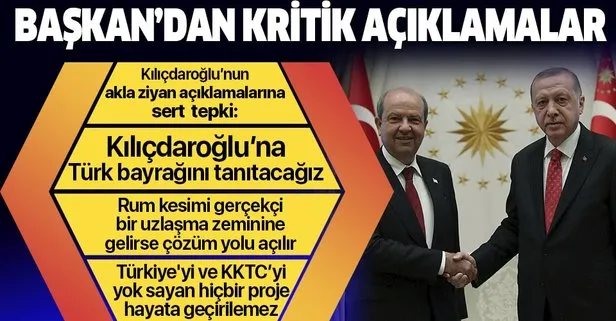 Son dakika: Başkan Recep Tayyip Erdoğan’dan Kılıçdaroğlu’na sert tepki: Sana bu bayrağı tanıtacağız