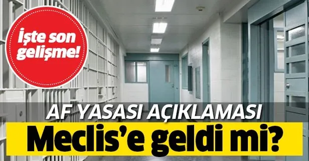 Af ne oldu? Meclis’e geldi mi? Af 6 Kasım son dakika haberleri ve ikinci yargı paketi çıkış tarihi!