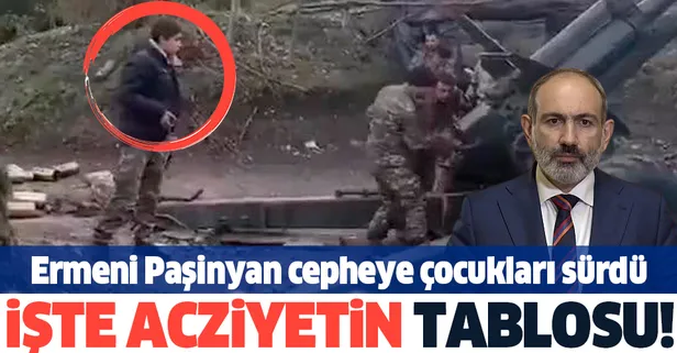 Azerbaycan duyurdu: Ordusu büyük zayiata uğrayan işgalci Ermenistan cepheye çocukları sürdü