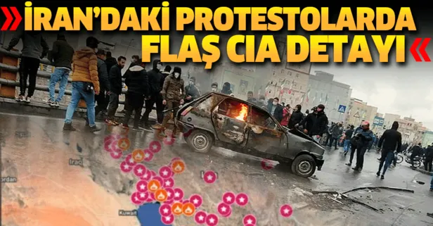 CIA İran'daki gelişmeleri canlı haritadan takip ediyor