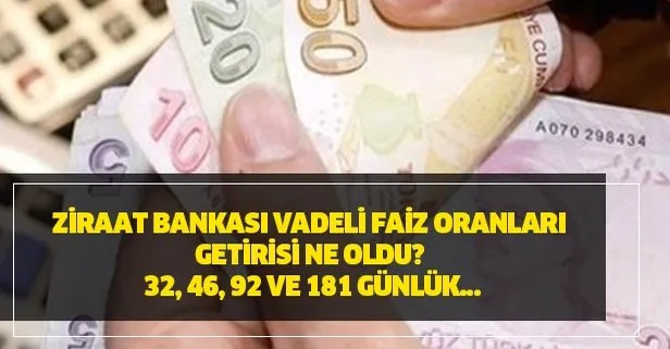 ziraat bankasi mevduat faiz oranlari