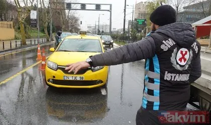 İstanbul’da taksilere denetleme