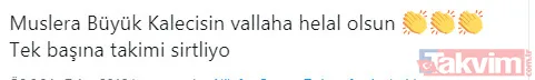 Muslera kalesinde devleşti! Sosyal medyada yer yerinden oynadı... - 42