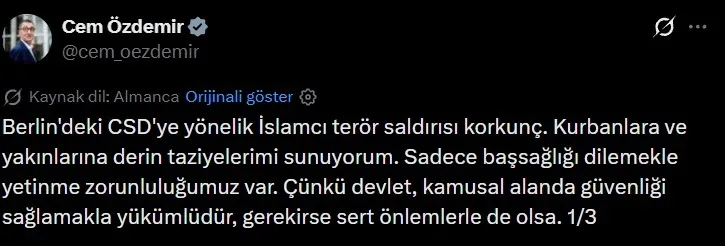 1785687938067.jpeg Batı'nın gözüne girmek için yine sınır tanımadı! Cem Özdemir'den alçak provokasyon: Yine Müslümanları kötüledi-6