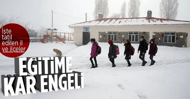 9 Şubat 2022 okullar tatil mi? Bilecik, Afyon, Çanakkale'de okullar tatil mi? Kar tatili olan iller hangileri? Valilik açıklaması...