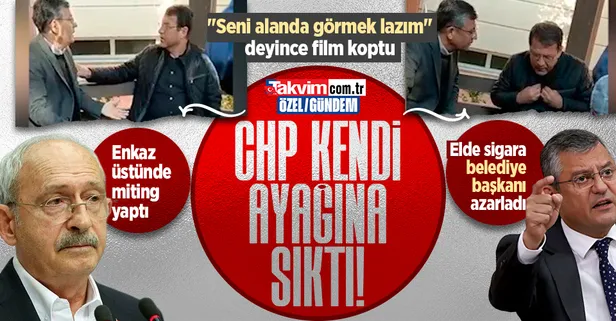 CHP kendi ayağına sıktı! Özgür Özel ile Refik Eryılmaz'ın tartışması gündemde: Elinde sigara ile geçmiş olsun bile demeden hesaba çekti