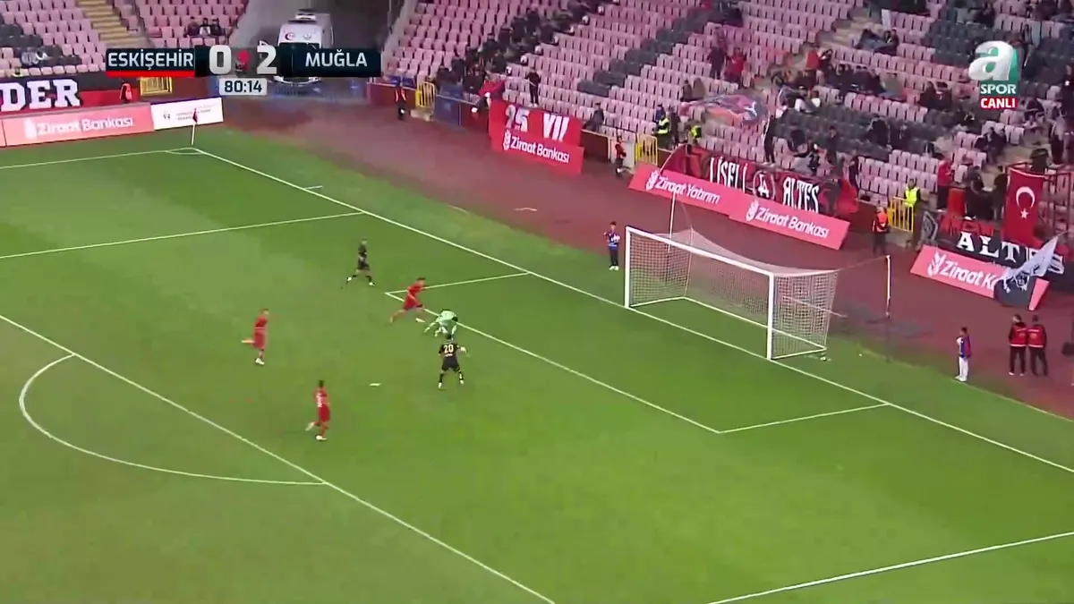 İZLE | Eskişehirspor 0-3 Muğlaspor