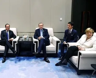 Cumhurbaşkanı Erdoğan 4’lü zirvede