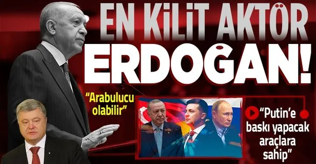 Eski Ukrayna Devlet Başkanı Poroşenko: Bu savaşta Erdoğan arabuluculuk yapabilir