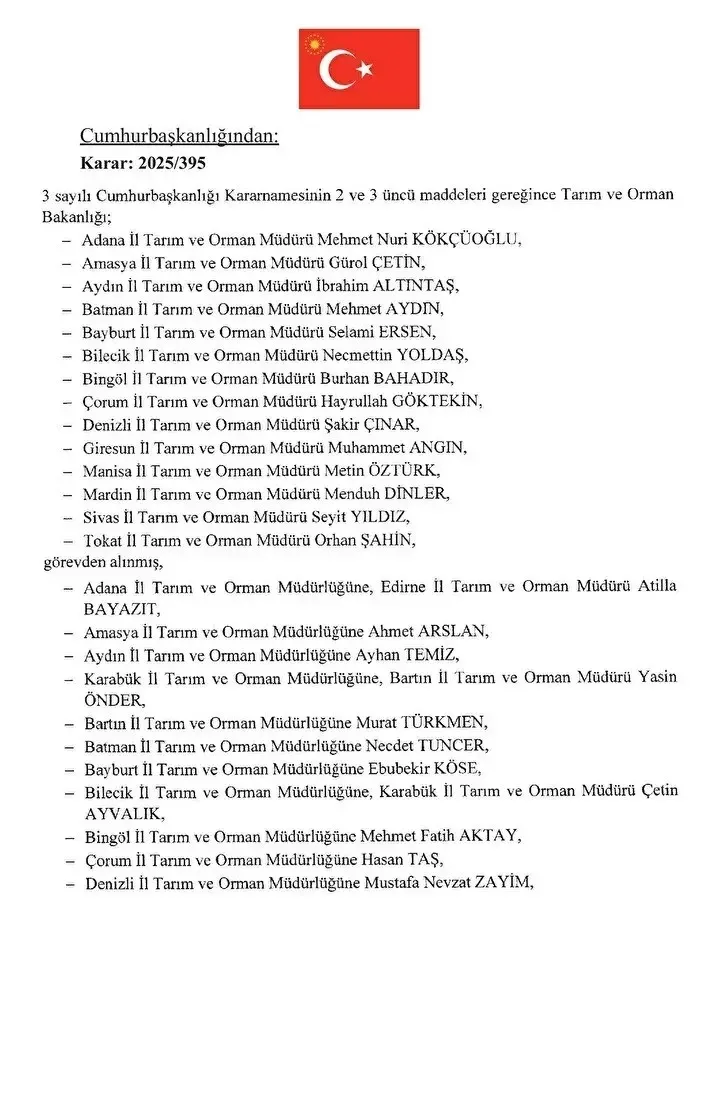 Resmi Gazete'de yayımlandı! Basın İlan Kurumu Genel Müdürlüğü'ne Abdulkadir Çay atandı-4