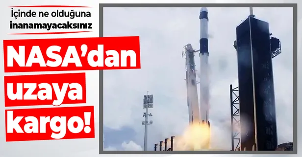 NASA uzaya kargo taşıyan roketini fırlattı! İçinde taze meyve, deniz canlısı ve pamuk fidesi var