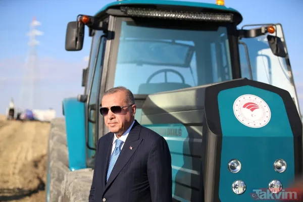 Başkan Erdoğan biçerdöverde buğday hasatı yaptı - 12