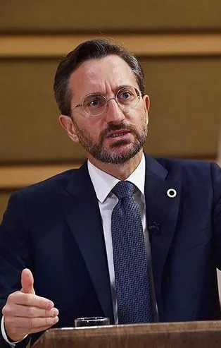 İletişim Başkanı Fahrettin Altun'dan, Başkan Erdoğan'a hakaret eden Yunan paçavrasına kınama