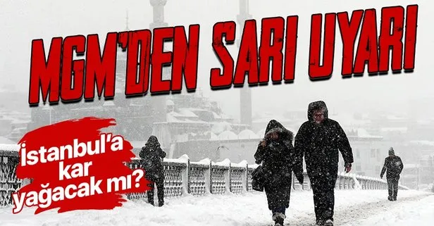 HAVA DURUMU | İstanbul’a kar yağacak mı? Meteoroloji’den İstanbul’a flaş uyarı