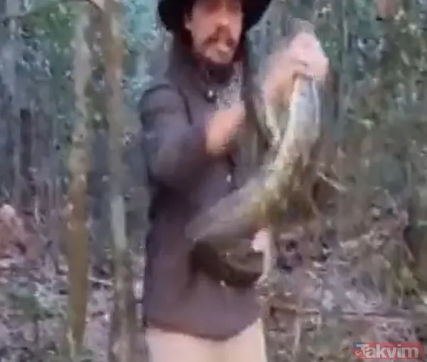 Sadece yardım etmek istemişti! Eline aldığı dev piton talihsiz adamın atardamarını parçaladı: İşte o anlar - 4