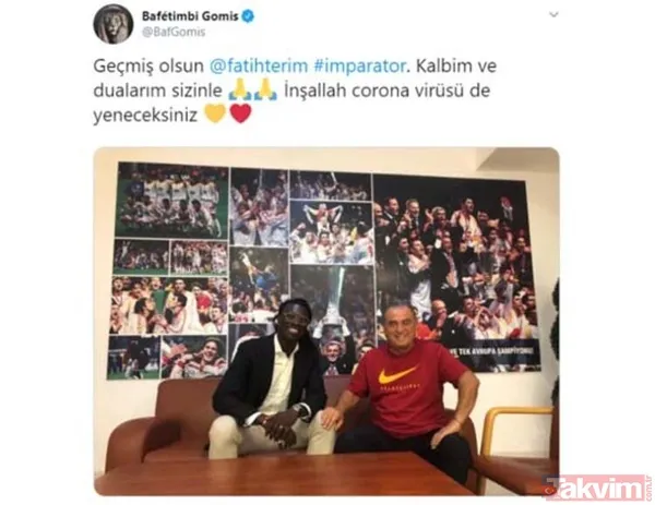 Corona virüse yakalanan Fatih Terim'e destek mesajları: Nefesim daralıyor - 41