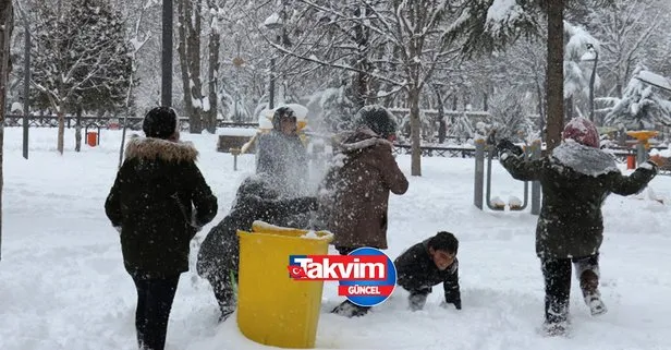 Eğitime kar molası! İşte tatil edilen il ve ilçeler
