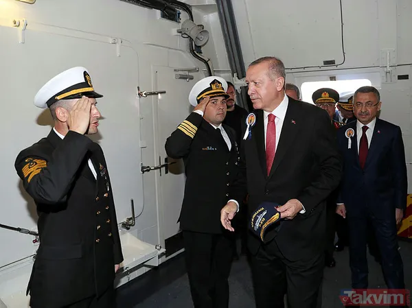Başkan Erdoğan TCG Burgazada'nın teslim törenine katıldı - 32