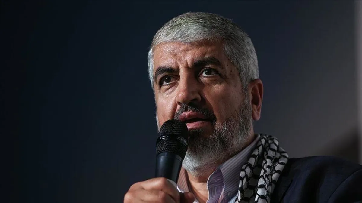 Hamas'ın yurt dışı sorumlusu Halid Meşal İsrail'e meydan okudu: Ne kadar öldürürse öldürsün pazarlık yapmayacağız ve İsrail’i tanımayacağız