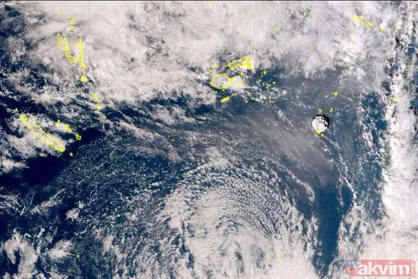 Önce yanardağ patladı sonra tsunami oluştu! Japonya'da ortalık karıştı - 17