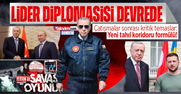 Başkan Erdoğan'dan peş peşe kritik temaslar: Önce Zelenski ardından Putin ile görüştü