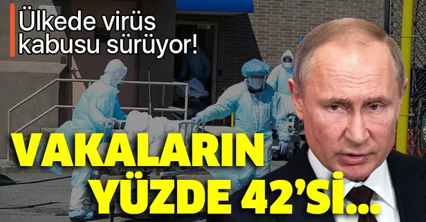 Rusya'da koronavirüs kabusu sürüyor! Vakaların yüzde 42'si belirti göstermiyor!