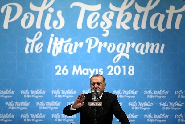Cumhurbaşkanı Erdoğan İstanbul Emniyet Teşkilatı İftar programında konuştu-1