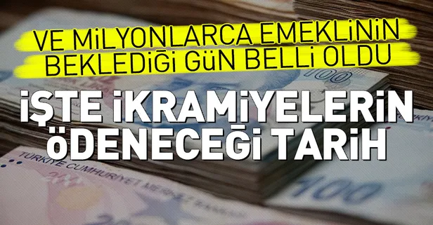Emekli ikramiyesinin ödeneceği tarih belli oldu! Emekli ikramiyeleri ne zaman ödenecek?-1