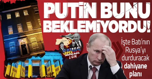 Rusya bunu beklemiyordu! Batı'nın Putin'i durduracak dahiyane planı: Binalara Ukrayna bayrağı yansıtmak