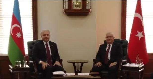 Son dakika: Milli Savunma Bakanı Yaşar Güler Azerbaycan Cumhurbaşkanı Yardımcısı Halid Ahadov ile görüştü