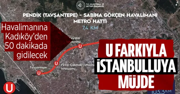 Ulaştırma ve Altyapı Bakanı Adil Karaismailoğlu, Sabiha Gökçen Havalimanı metrosunun açılacağı tarihi duyurdu