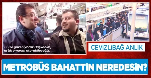 İstanbullunun ulaşım çilesi tavan yaptı! Metrobüs durakları tıklım tıklım...