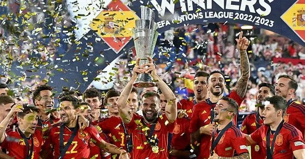Hırvatistan'ı deviren İspanya UEFA Uluslar Ligi'nde şampiyon oldu