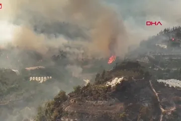 Antakya'da yangın! - Video