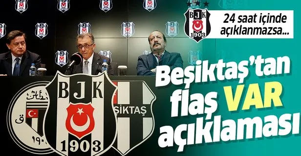 Son dakika: Beşiktaş’tan flaş VAR açıklaması! Yargıya gideceğiz