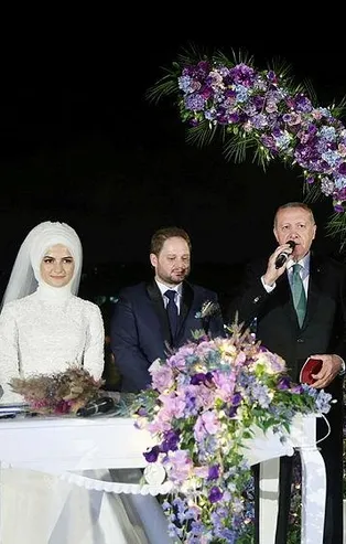 Cumhurbaşkanı Erdoğan nikah şahidi oldu