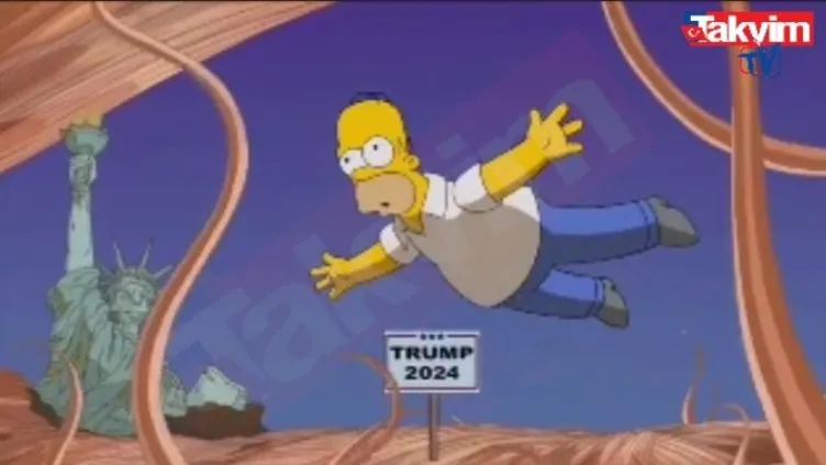 Simpsonlar yine bildi! Trump kehaneti