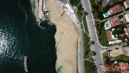 İstanbul Fenerbahçe Sahili deniz salyası kaplandı