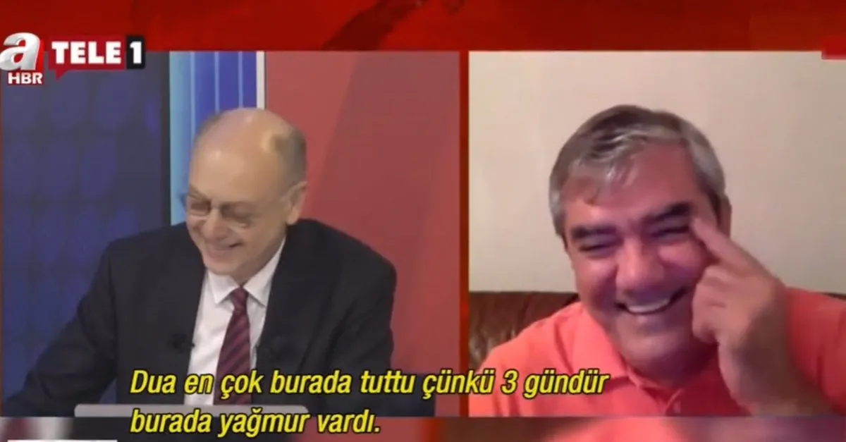 CHP yandaşı Tele 1'de yağmur duasıyla dalga geçtiler! Sözcü Gazetesi Yazarı Yılmaz Özdil'den skandal ifadeler