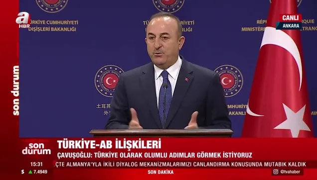 SON DAKİKA: Dışişleri Bakanı Mevlüt Çavuşoğlu'ndan önemli açıklamalar: Türkiye ile AB arasındaki ilişkiler...